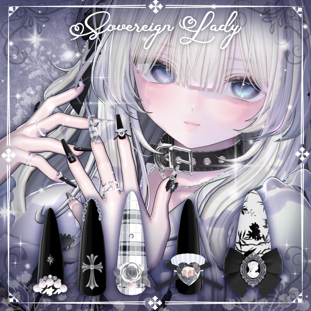 【無料あり/12+αアバター対応】 Sovereign Lady Nails 【MA対応ネイル/16色/3タイプ】