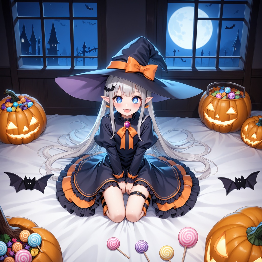 ハロウィン娘(AIイラスト)20241020