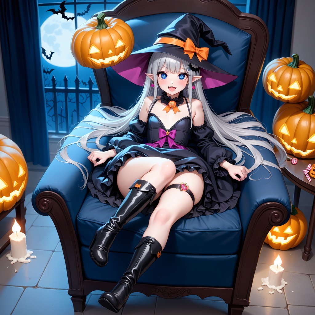 ハロウィン娘(AIイラスト)20241020