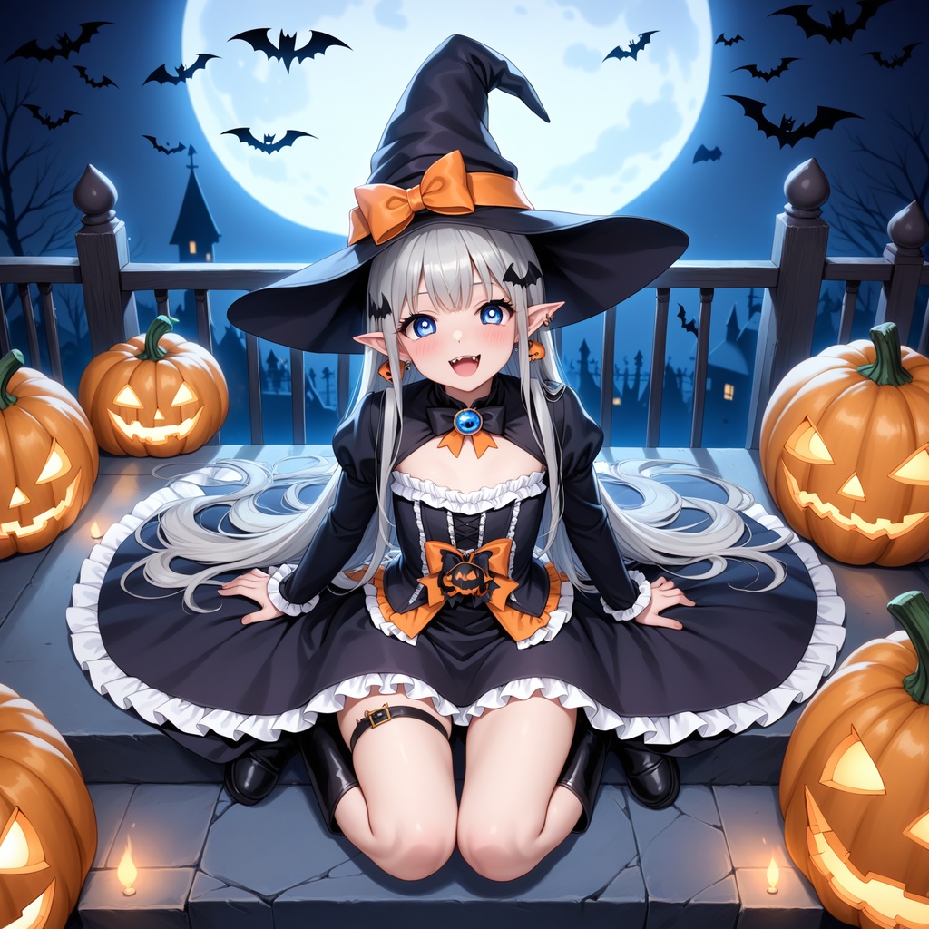 ハロウィン娘(AIイラスト)20241020