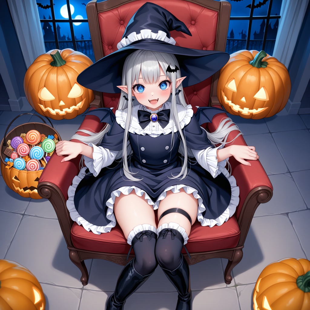 ハロウィン娘(AIイラスト)20241020