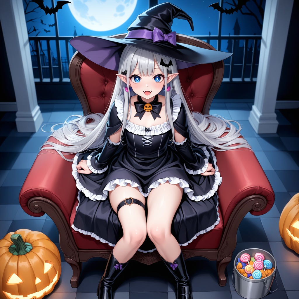 ハロウィン娘(AIイラスト)20241020