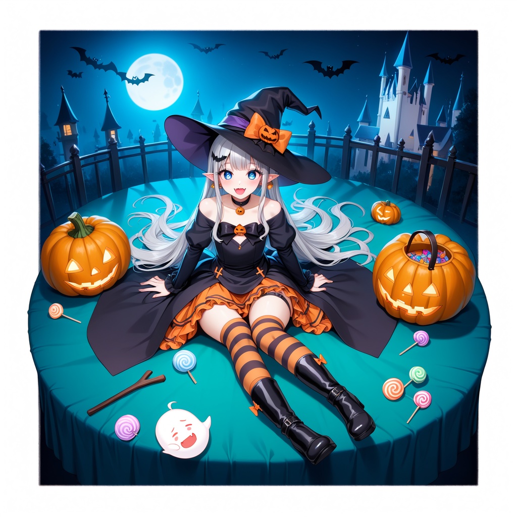 ハロウィン娘(AIイラスト)20241020