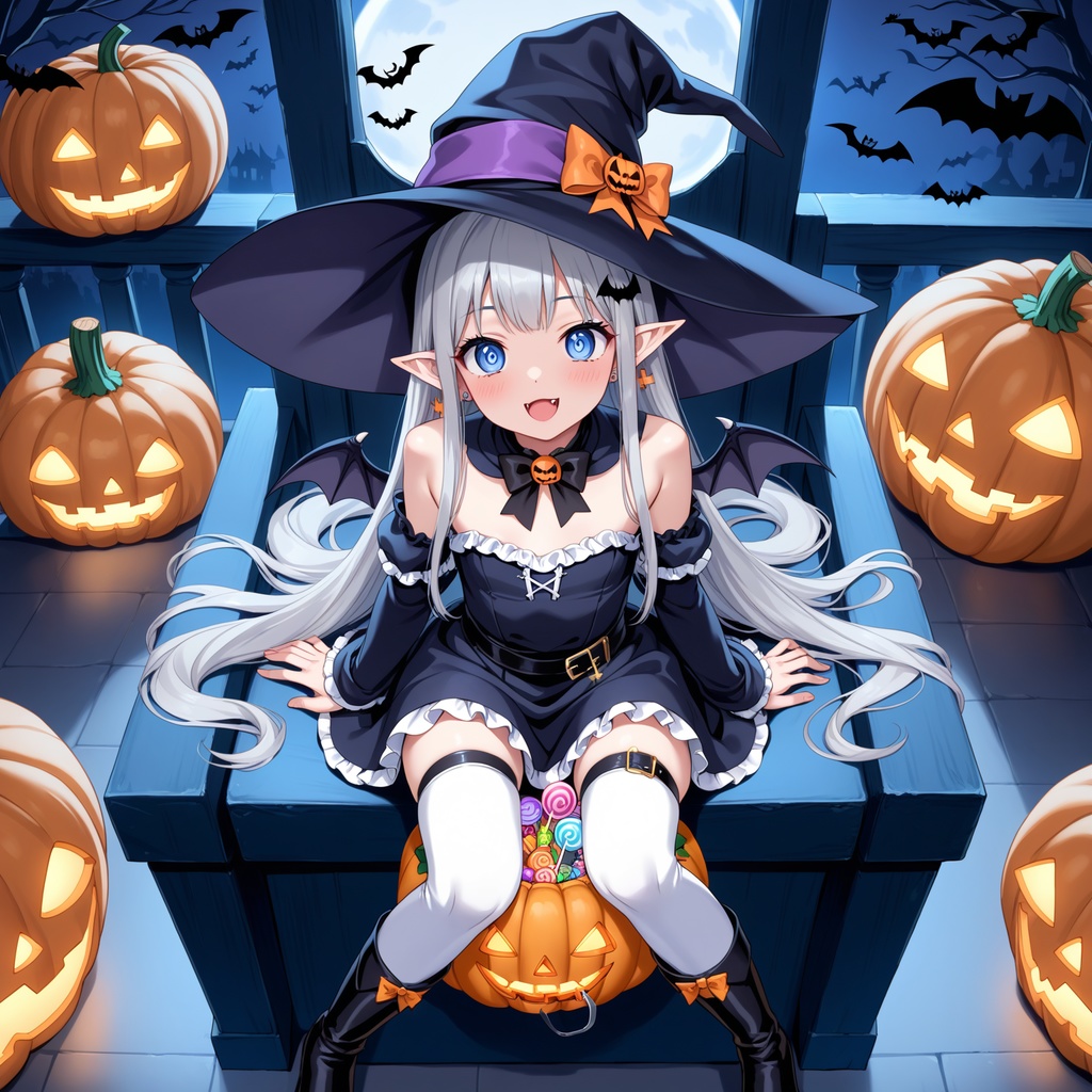 ハロウィン娘(AIイラスト)20241020