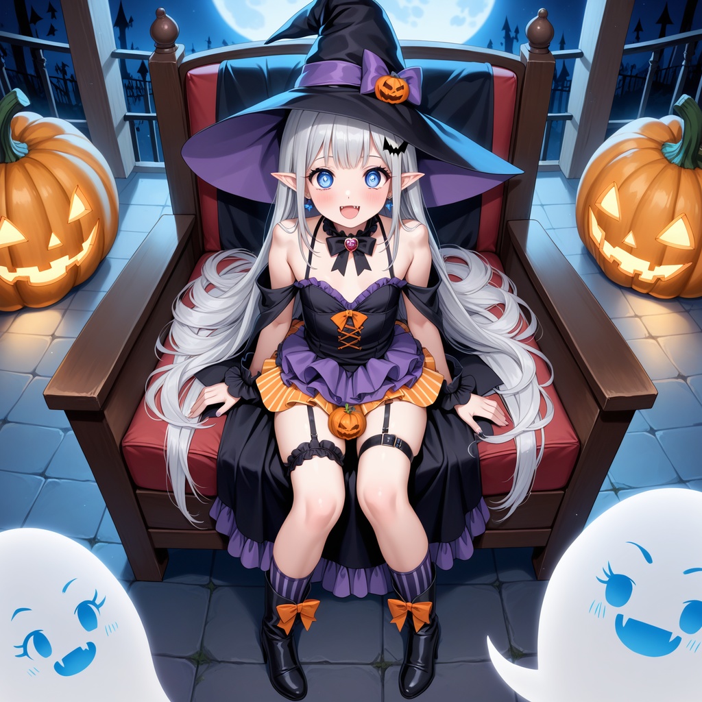 ハロウィン娘(AIイラスト)20241020