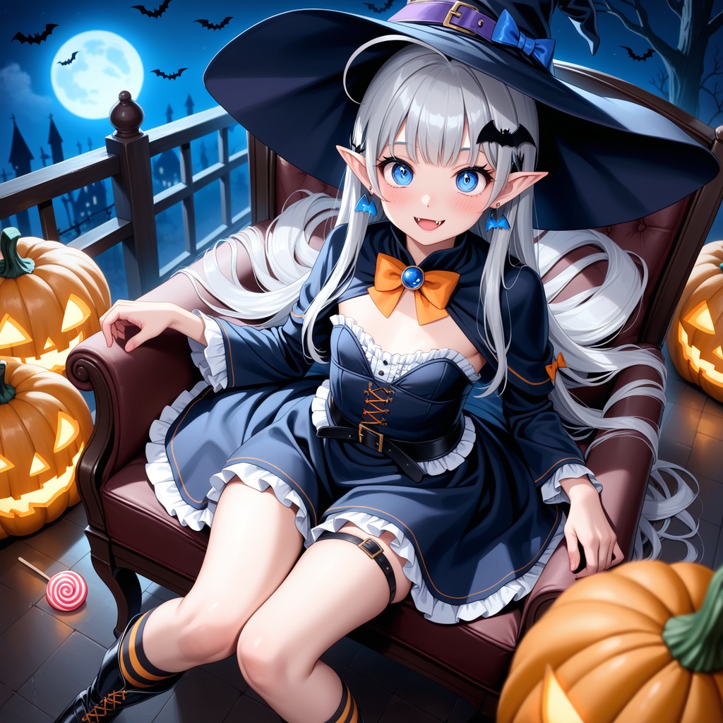 ハロウィン娘(AIイラスト)20241020