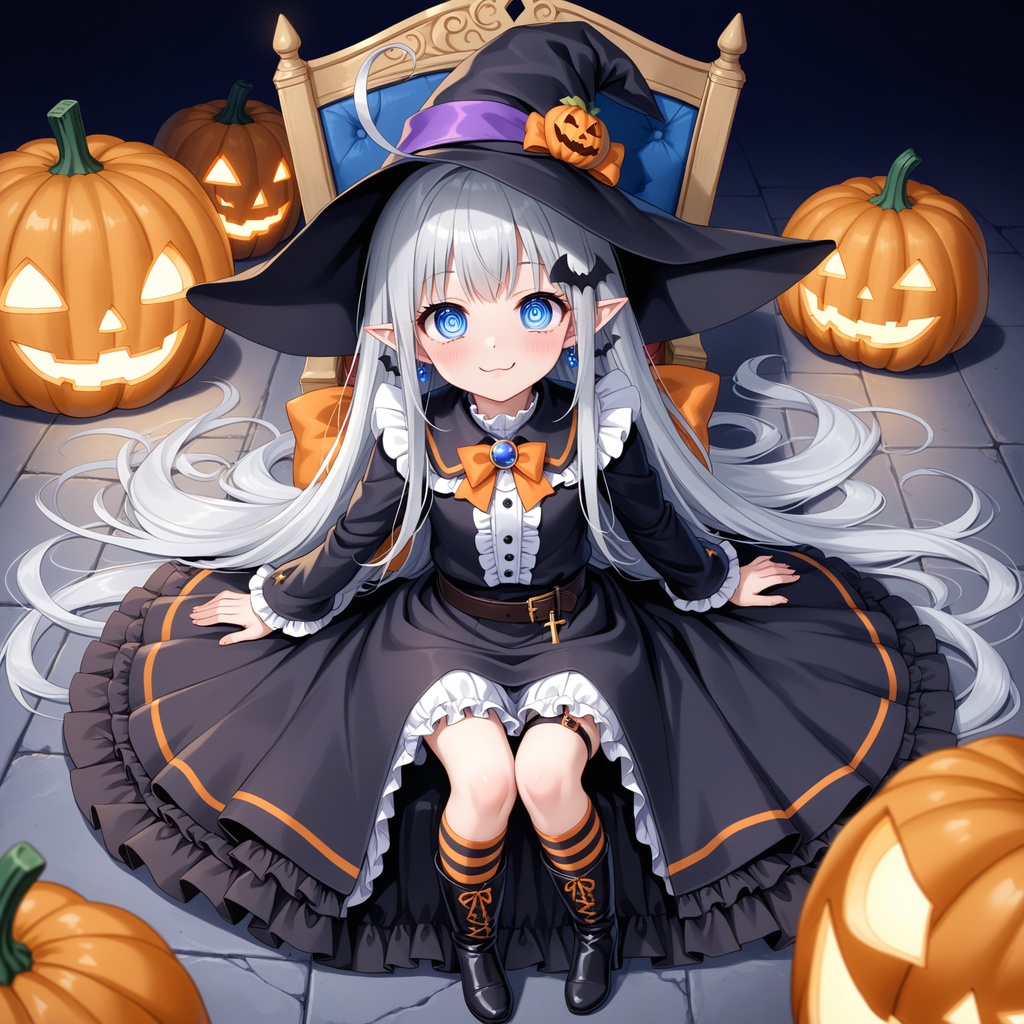 ハロウィン娘(AIイラスト)20241020