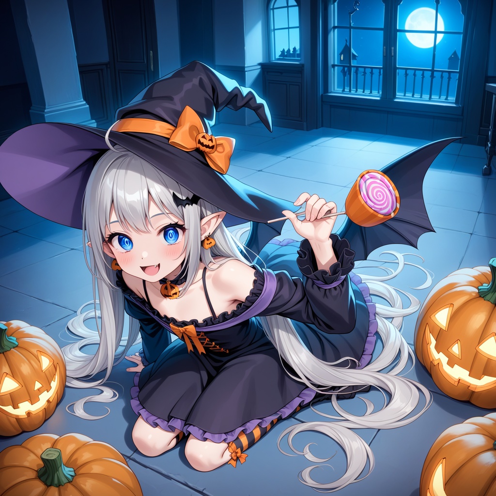 ハロウィン娘(AIイラスト)20241020