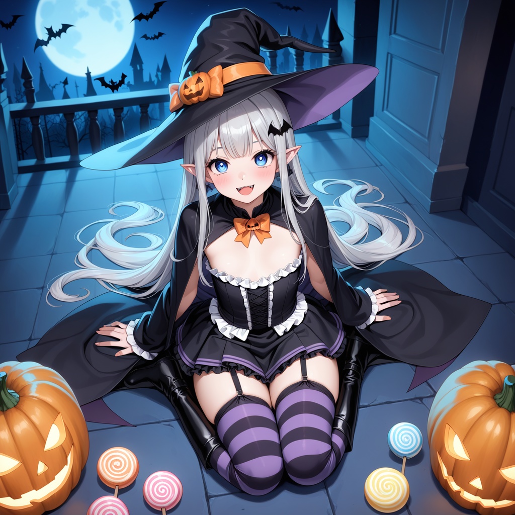 ハロウィン娘(AIイラスト)20241020