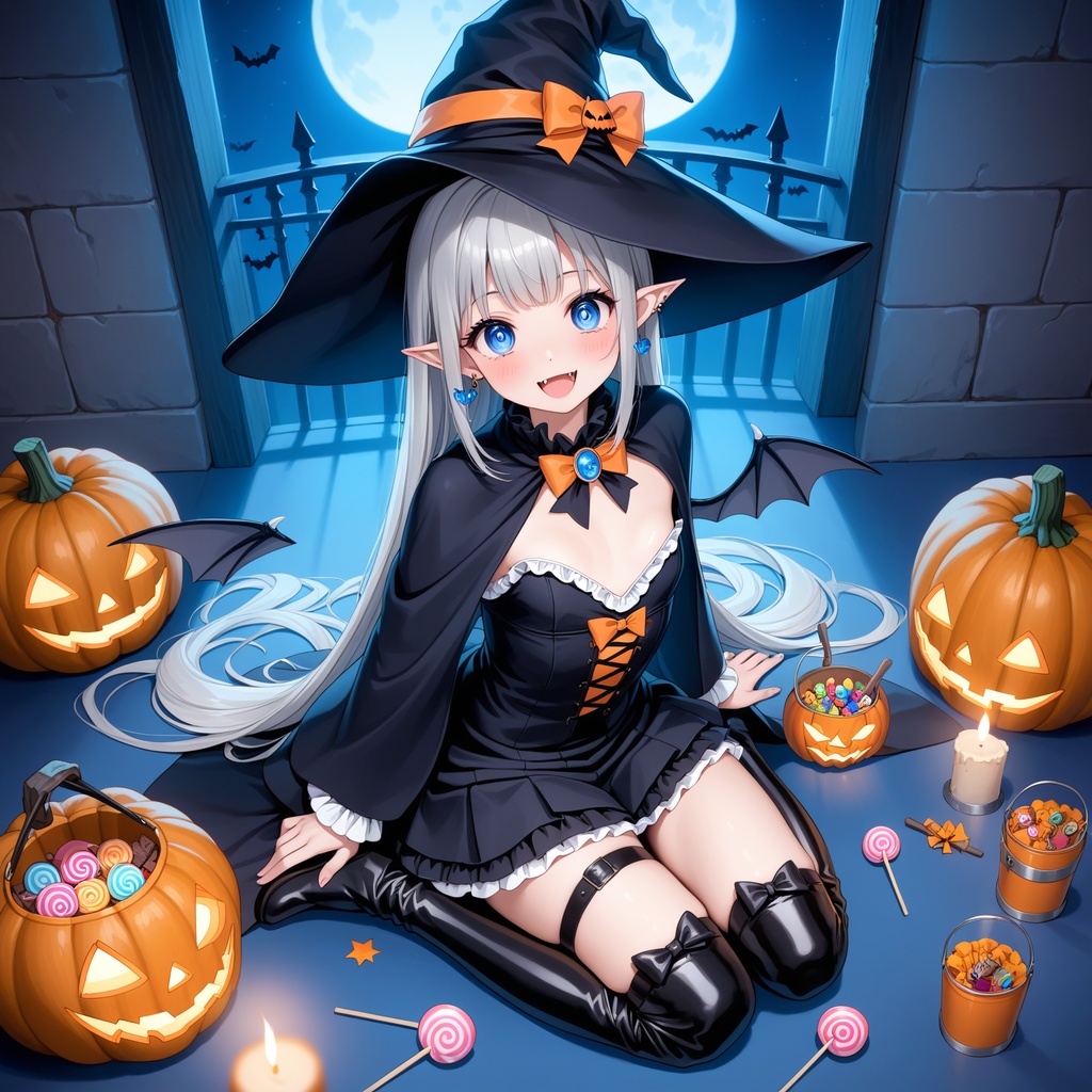 ハロウィン娘(AIイラスト)20241020