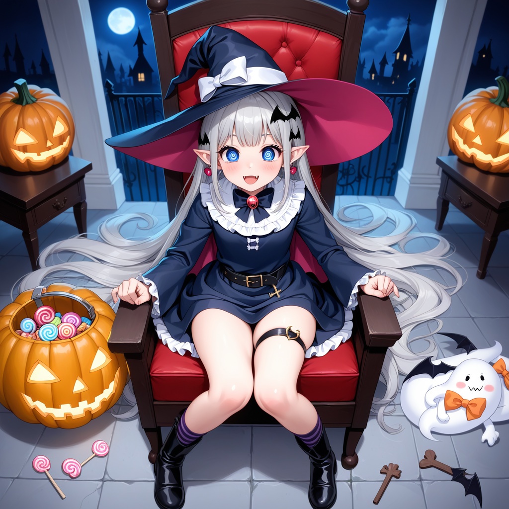 ハロウィン娘(AIイラスト)20241020