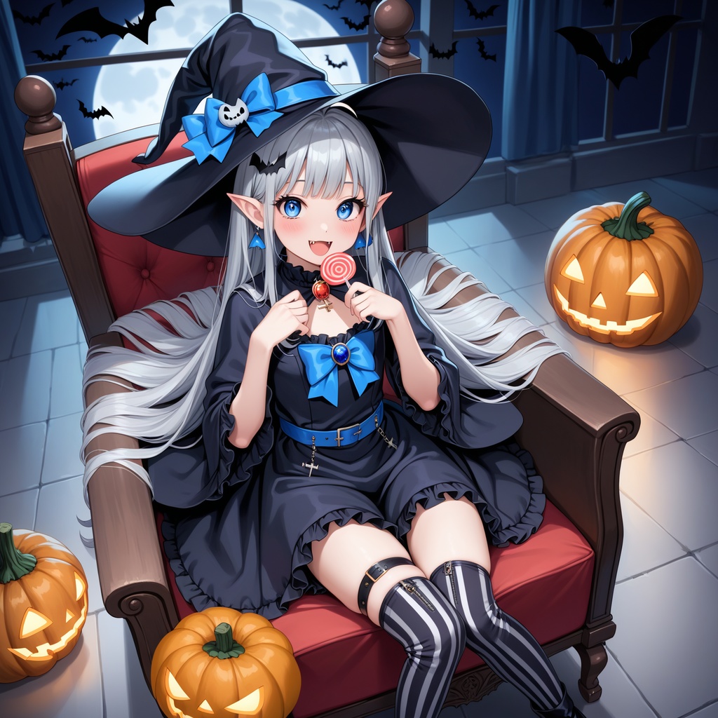 ハロウィン娘(AIイラスト)20241020