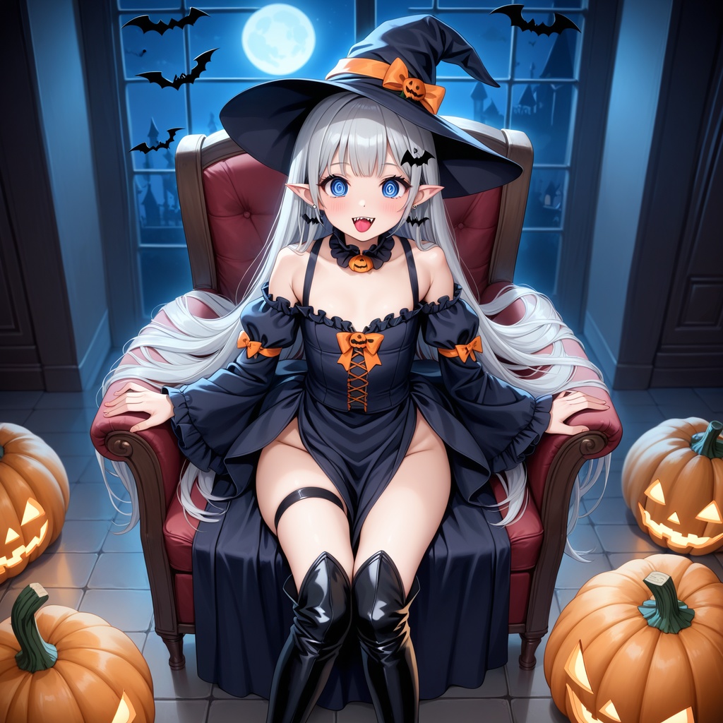 ハロウィン娘(AIイラスト)20241020