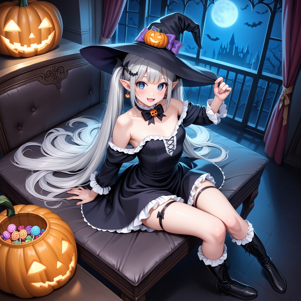 ハロウィン娘(AIイラスト)20241020