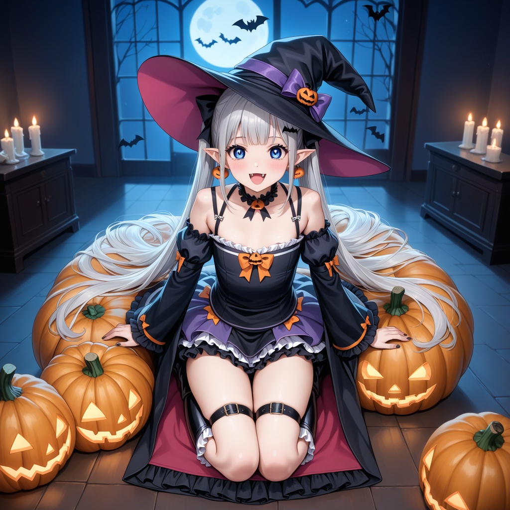 ハロウィン娘(AIイラスト)20241020