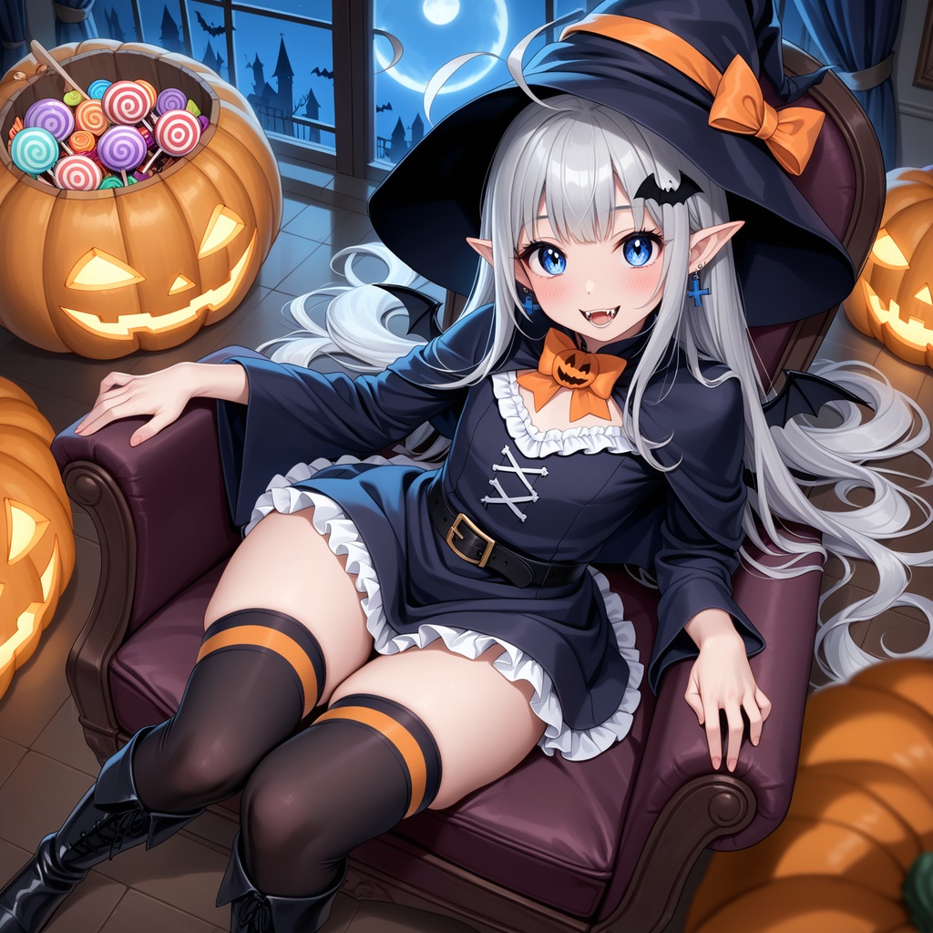 ハロウィン娘(AIイラスト)20241020