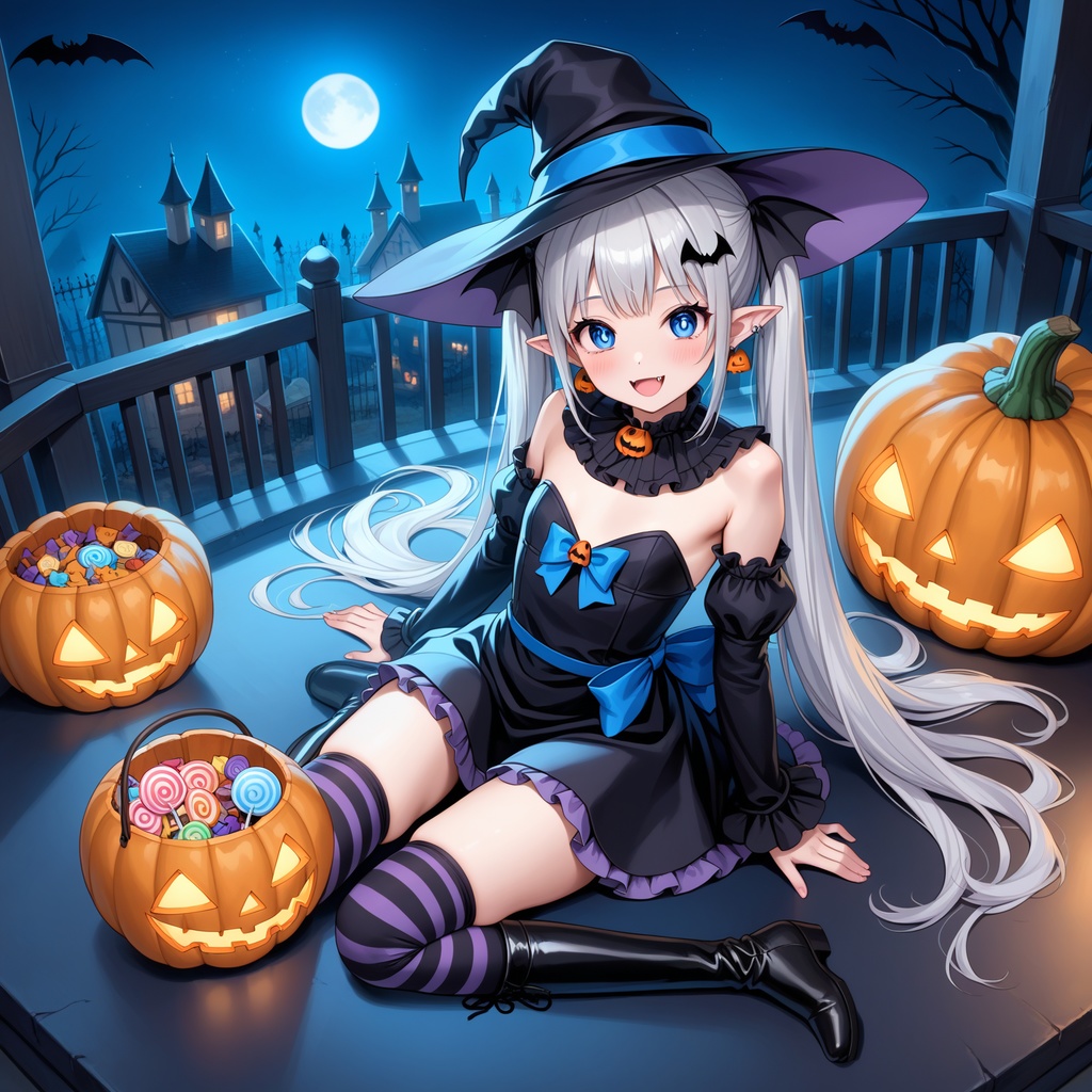 ハロウィン娘(AIイラスト)20241020