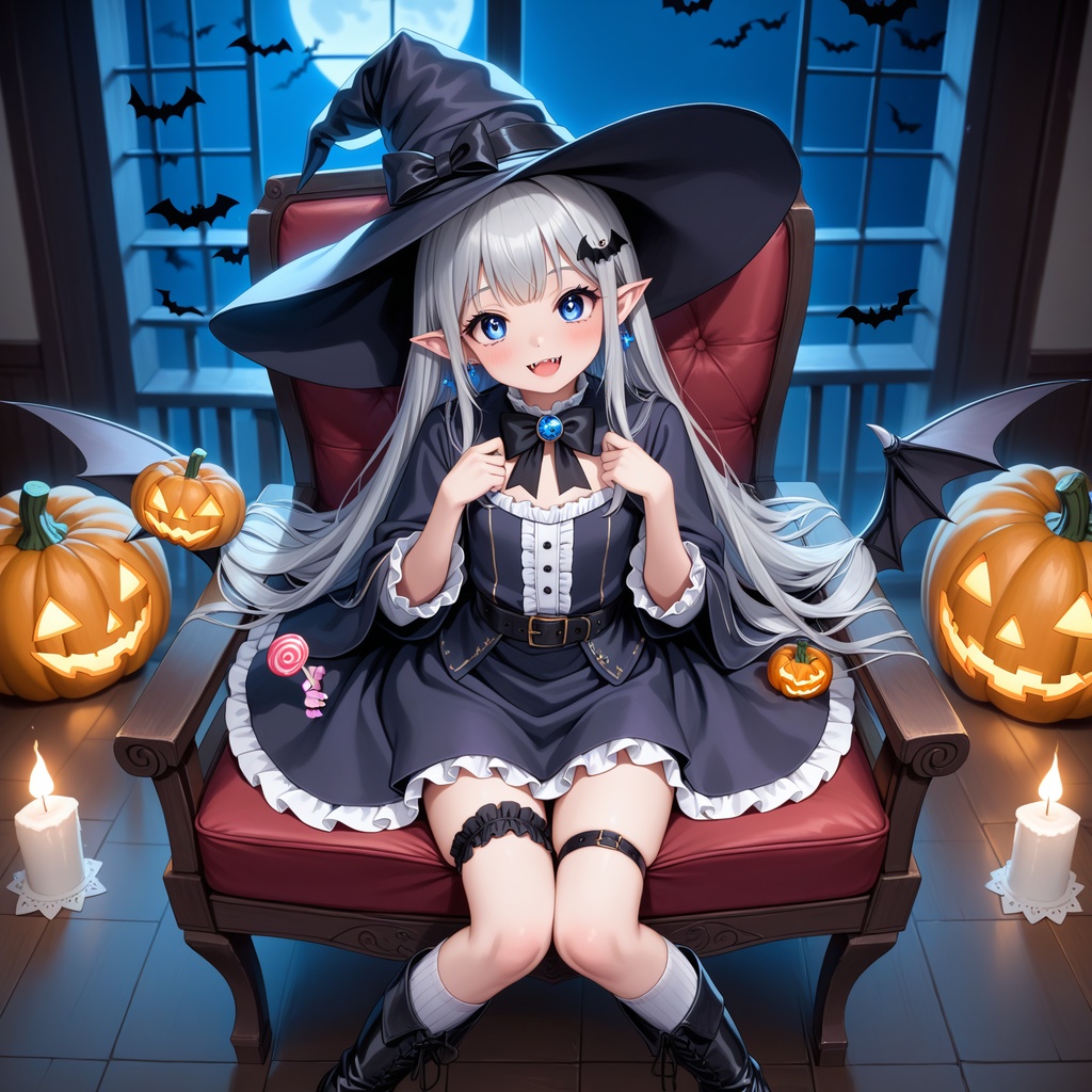 ハロウィン娘(AIイラスト)20241020