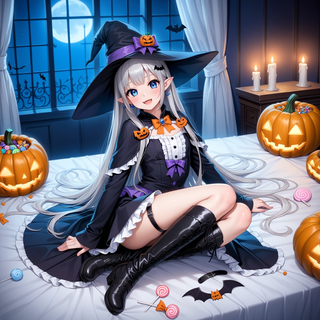 ハロウィン娘(AIイラスト)20241020