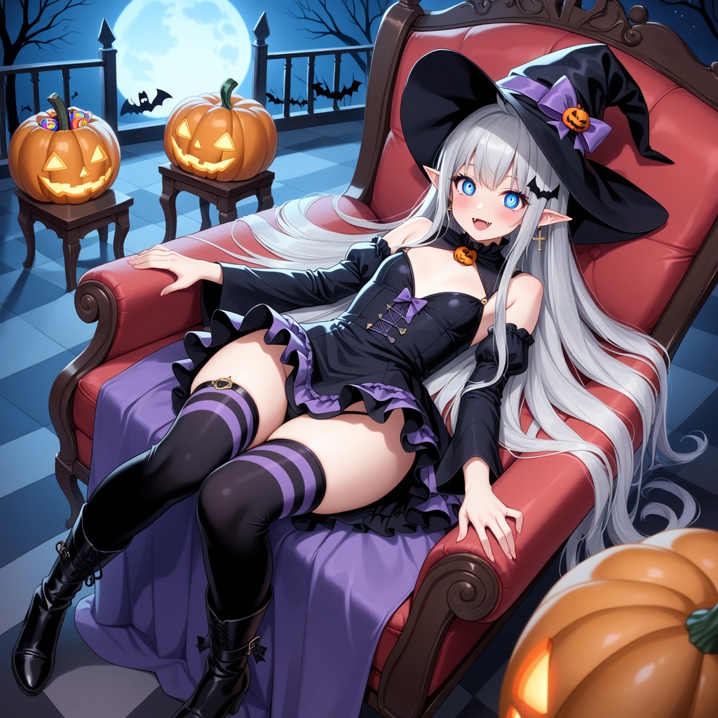 ハロウィン娘(AIイラスト)20241020