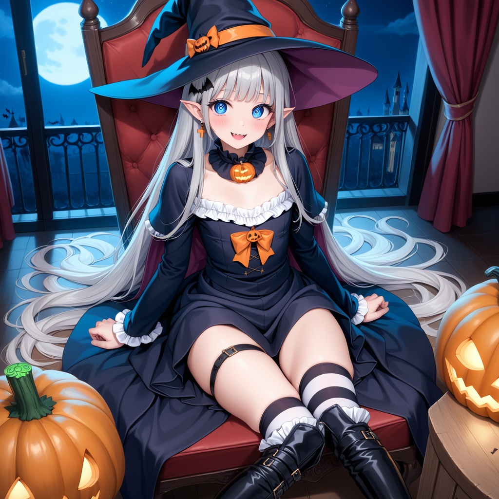 ハロウィン娘(AIイラスト)20241020