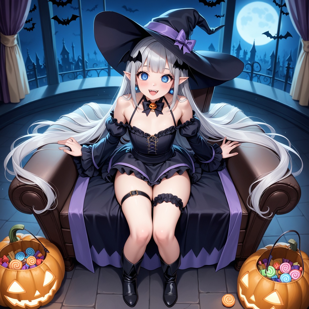 ハロウィン娘(AIイラスト)20241020