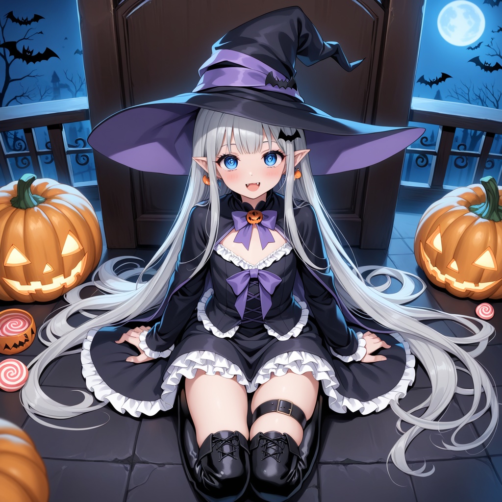 ハロウィン娘(AIイラスト)20241020