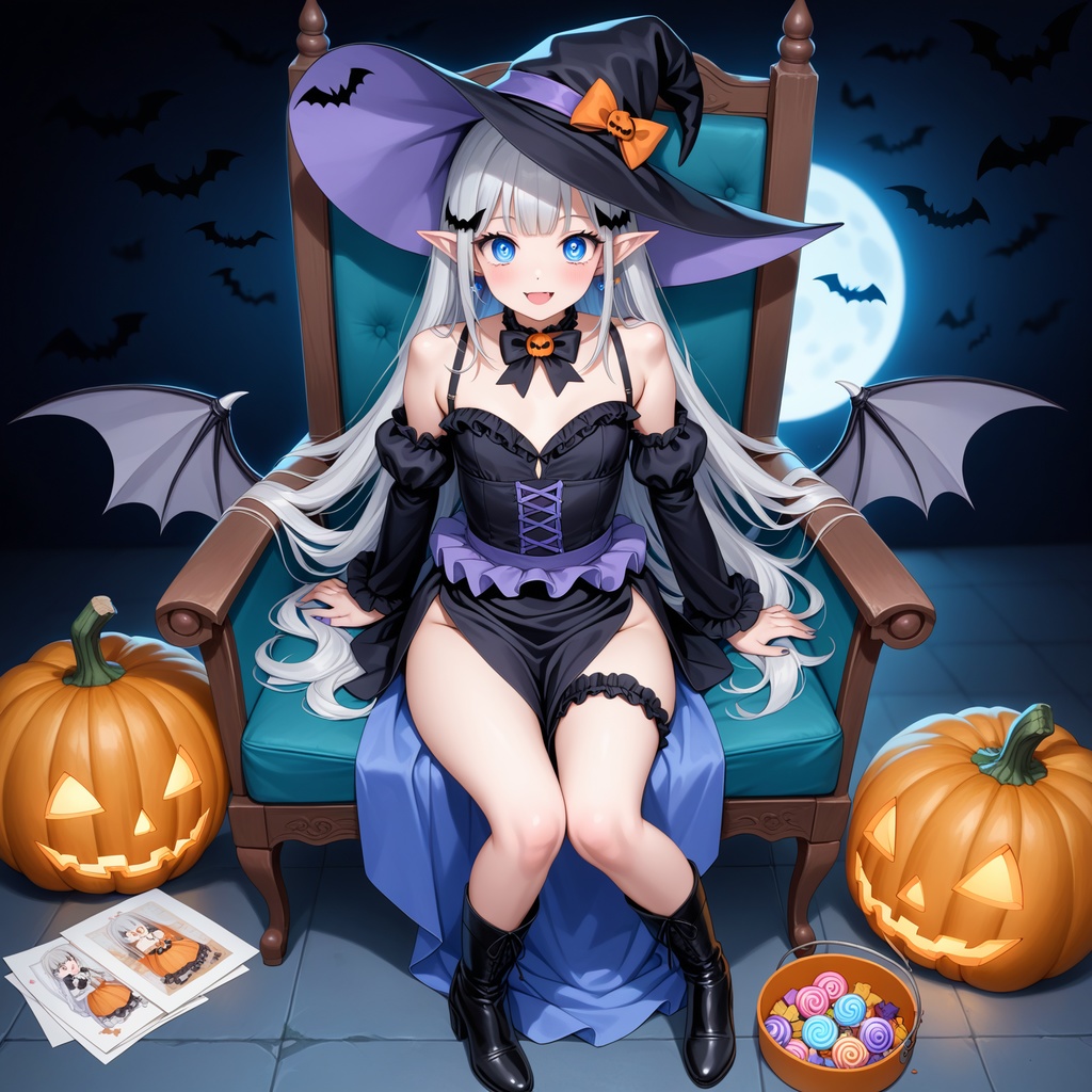 ハロウィン娘(AIイラスト)20241020