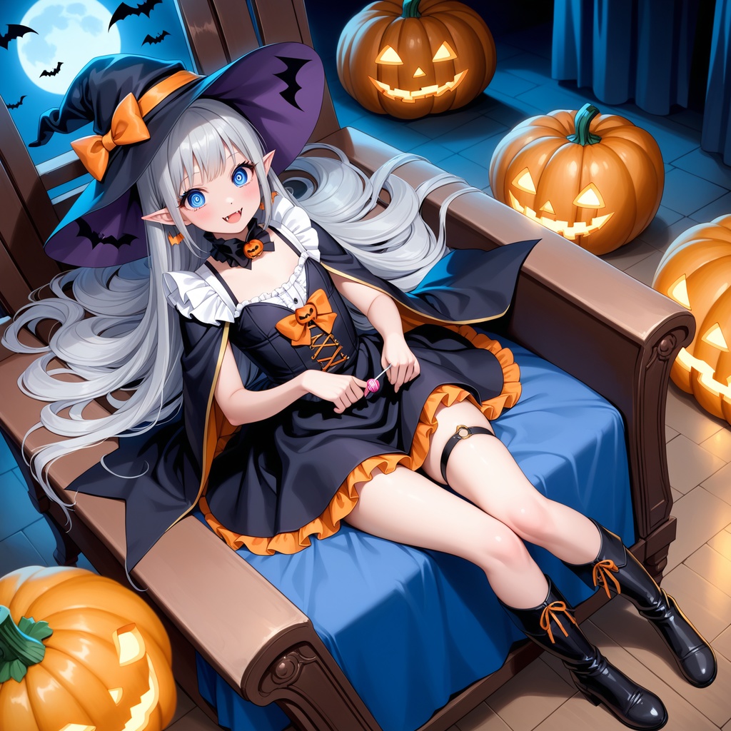 ハロウィン娘(AIイラスト)20241020