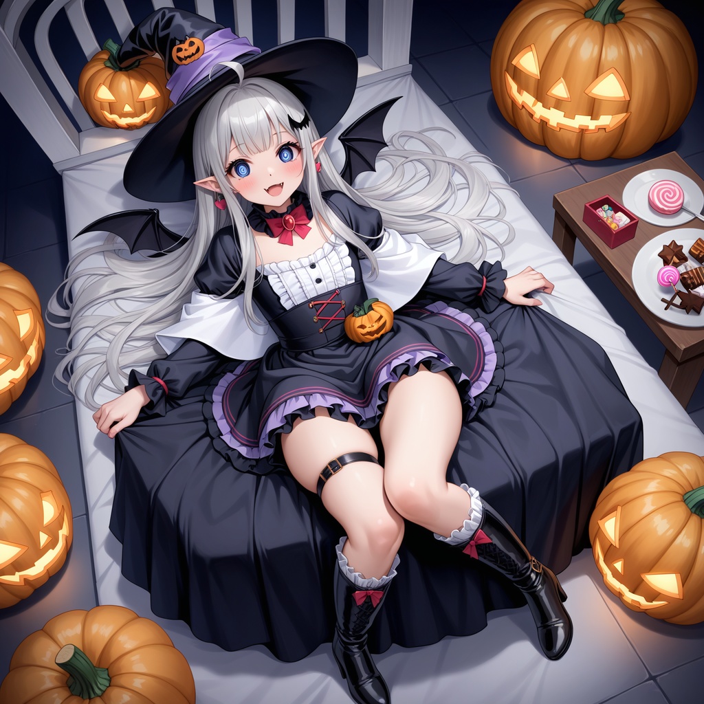 ハロウィン娘(AIイラスト)20241020