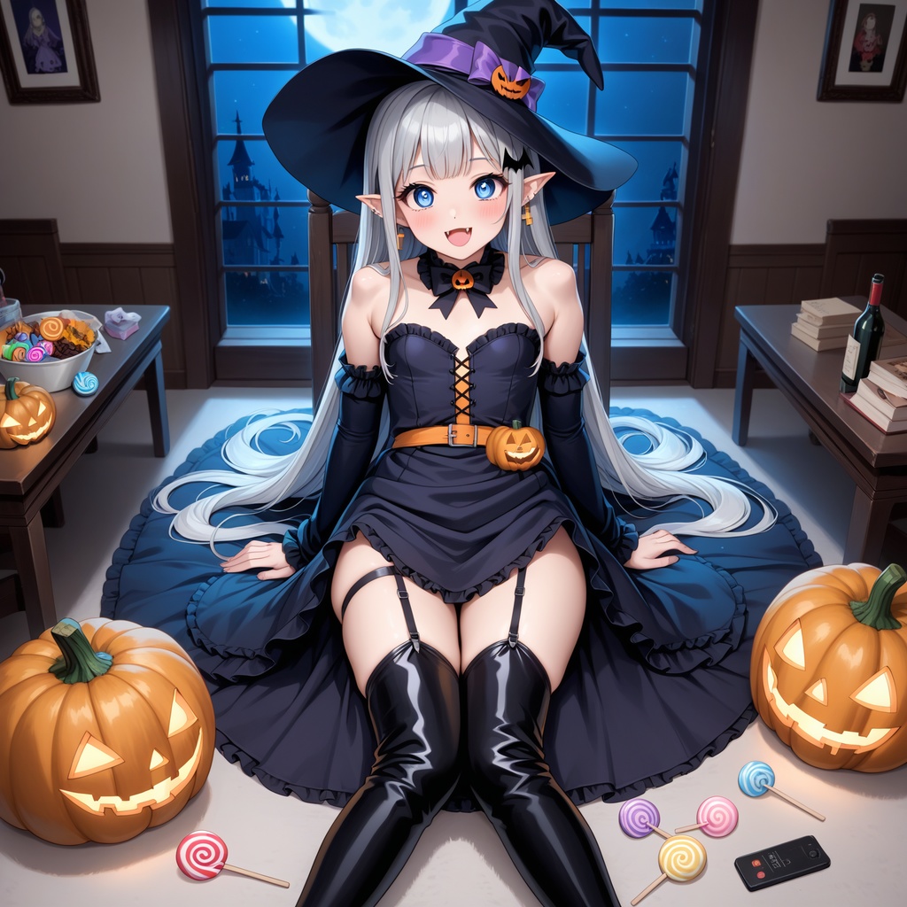 ハロウィン娘(AIイラスト)20241020