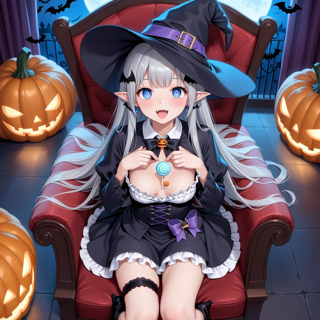 ハロウィン娘(AIイラスト)20241020