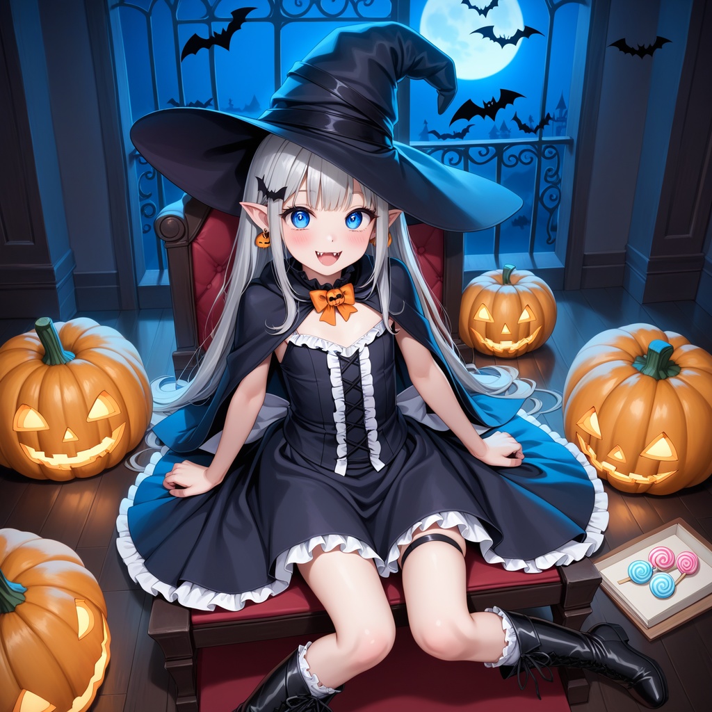 ハロウィン娘(AIイラスト)20241020