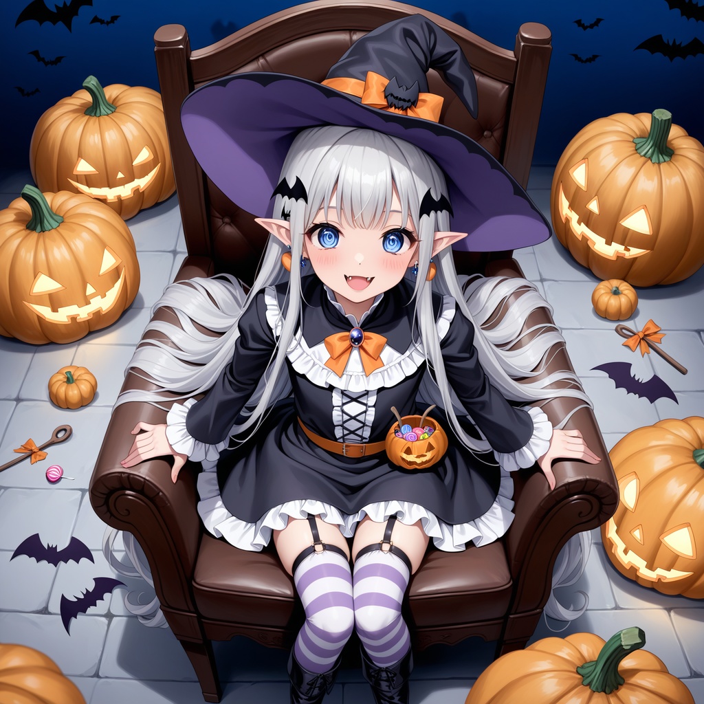 ハロウィン娘(AIイラスト)20241020