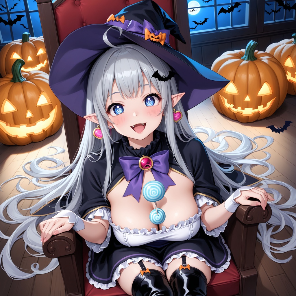 ハロウィン娘(AIイラスト)20241020