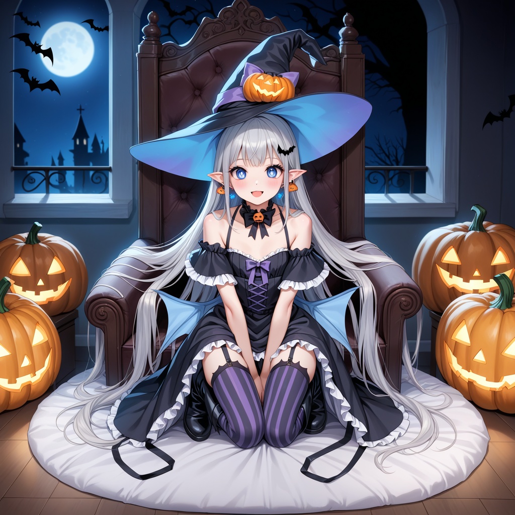 ハロウィン娘(AIイラスト)20241020