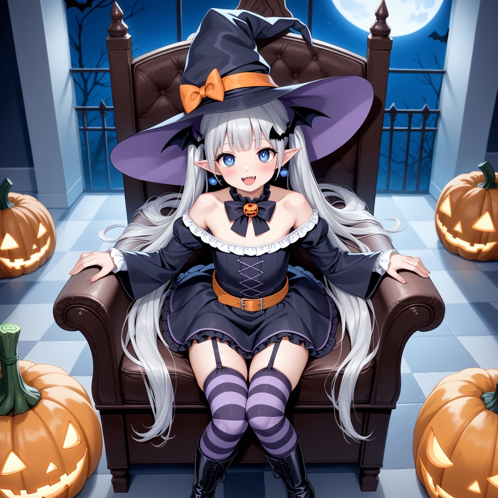 ハロウィン娘(AIイラスト)20241020