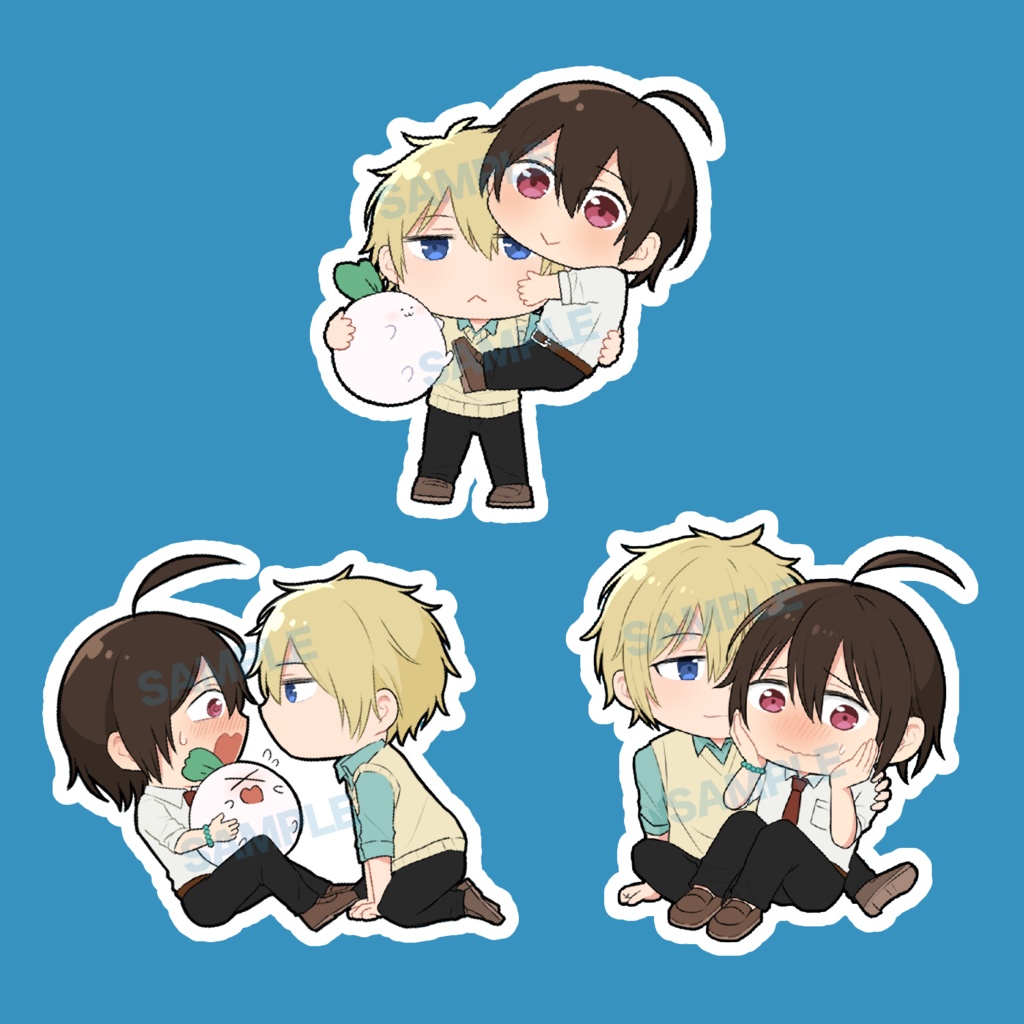 佐野晴　ステッカー3種セット