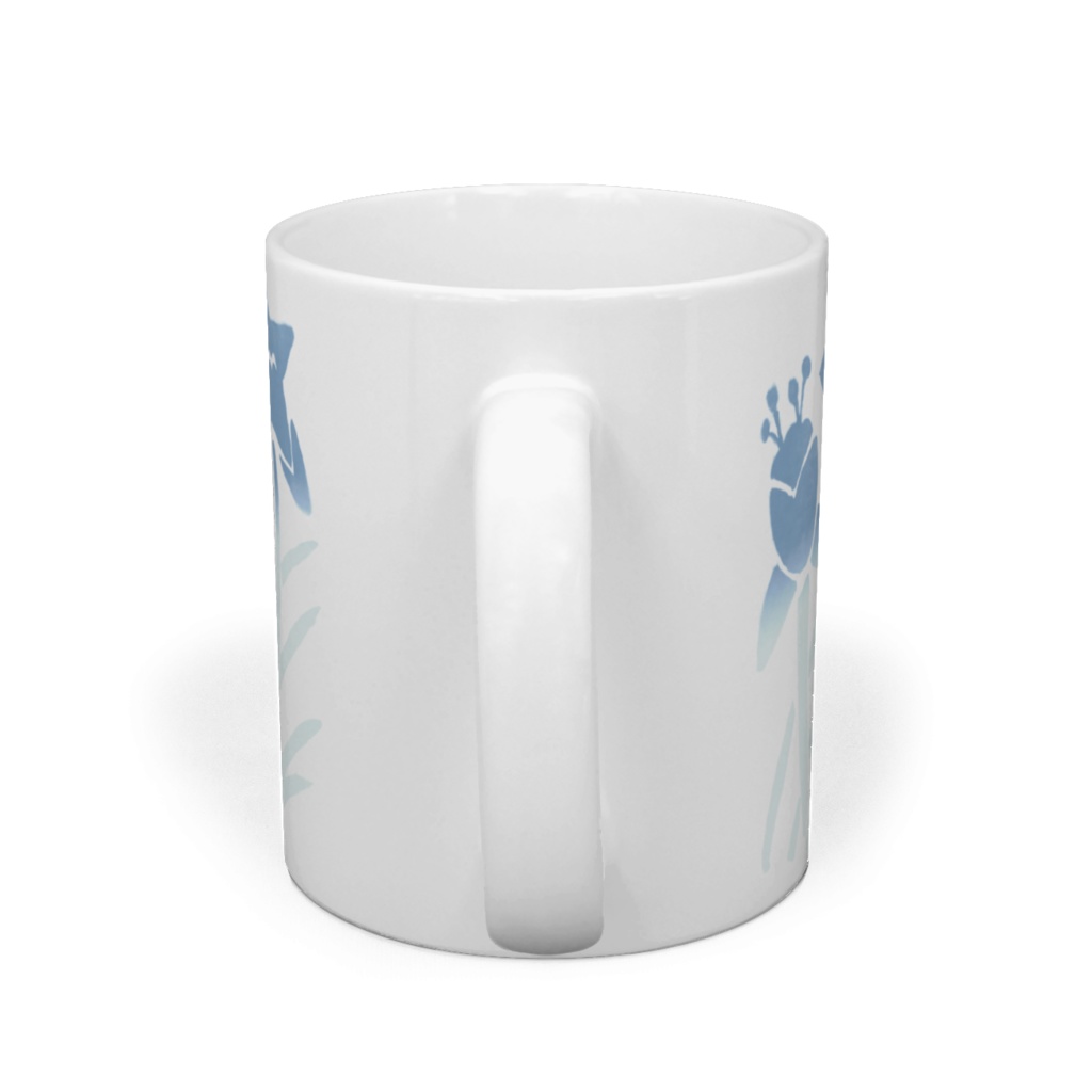 レトログラデ花柄(水色)