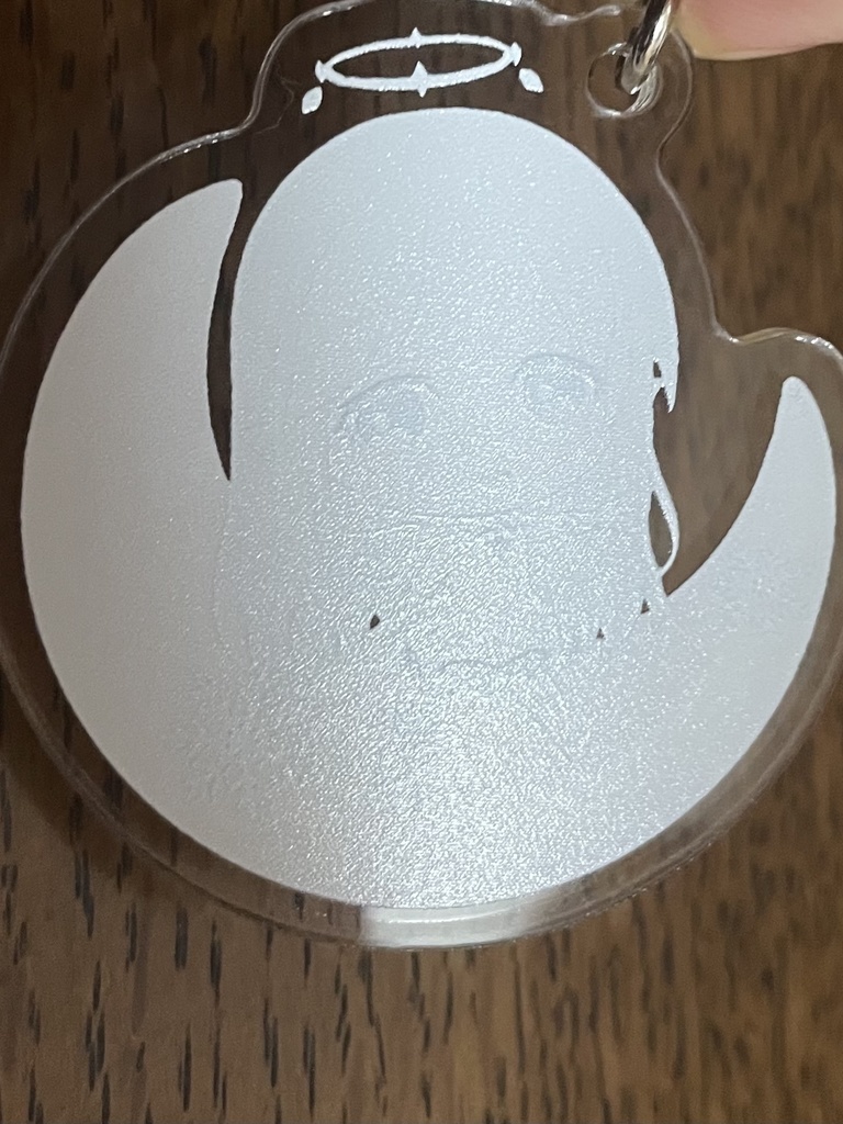 冬月しらたまアクリルキーホルダー(5×5cm)