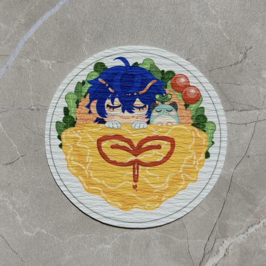 【匿名配送】まめレオオムステッカー