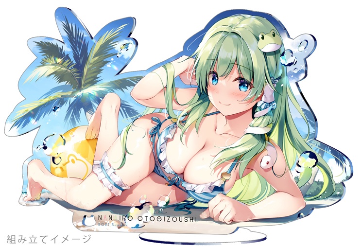 水着早苗さんアクリルフィギュア(受注予約:2021年8月31まで)