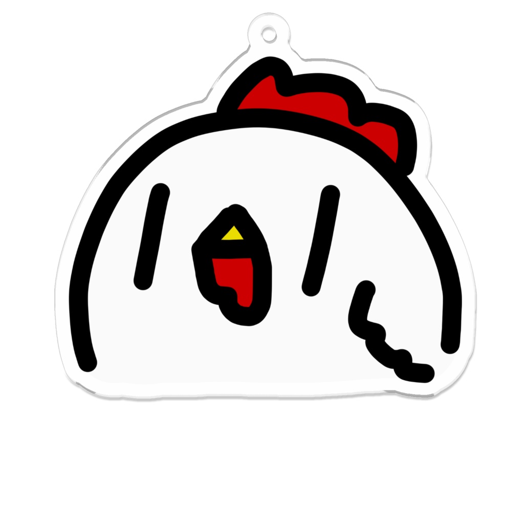 にわとりくんアクキー