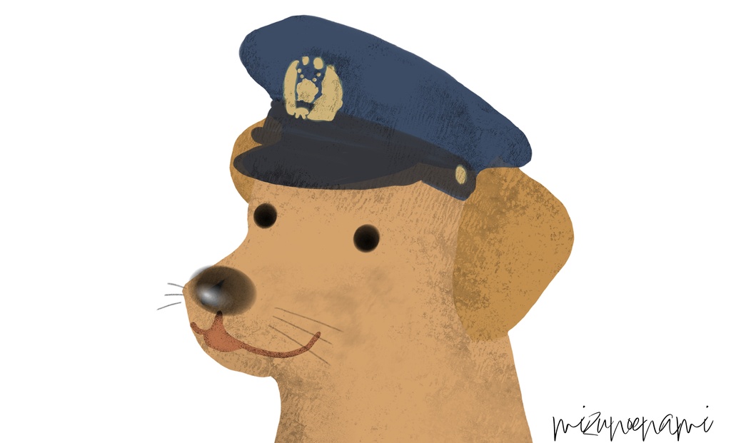 犬のおまわりさん トートバッグ - S -