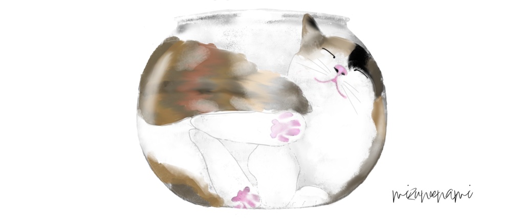 猫は液体マグカップ