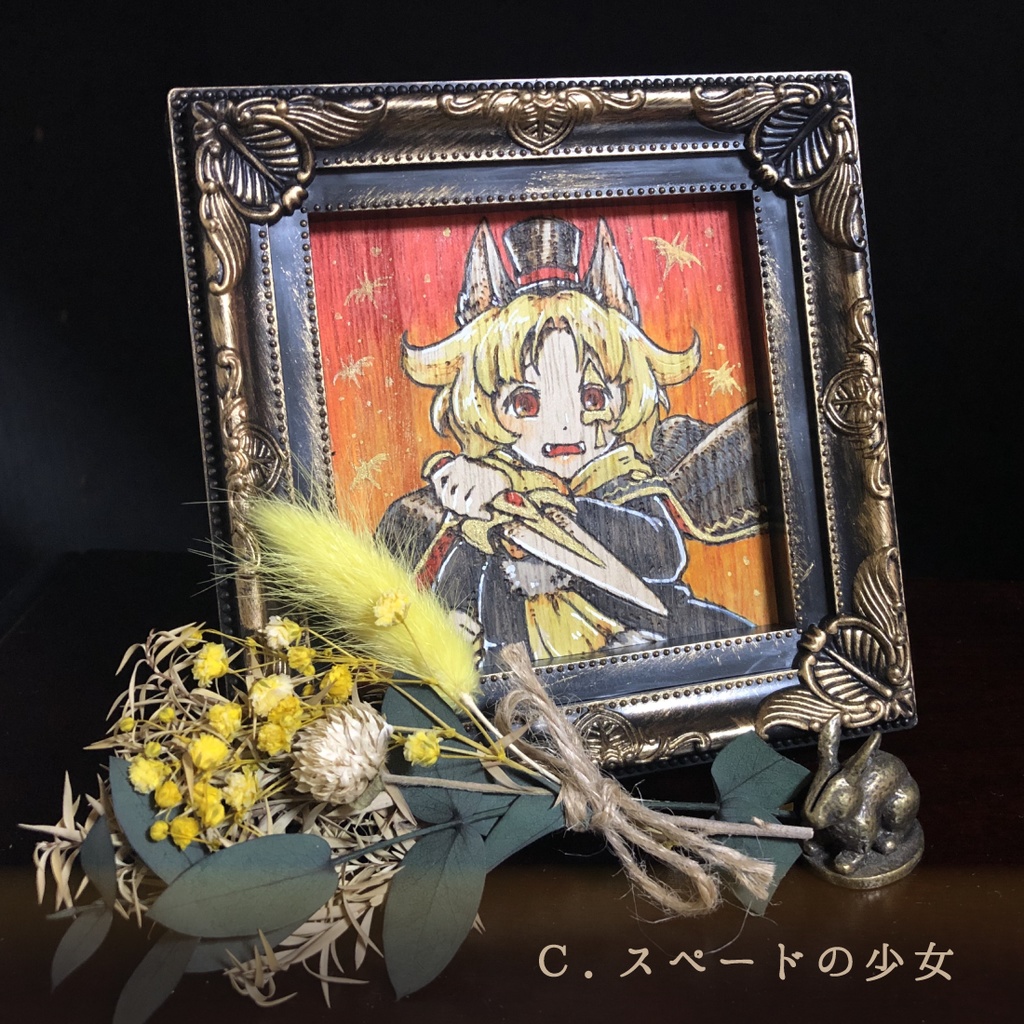 Halloween Girls 2020 ウッドバーニング原画