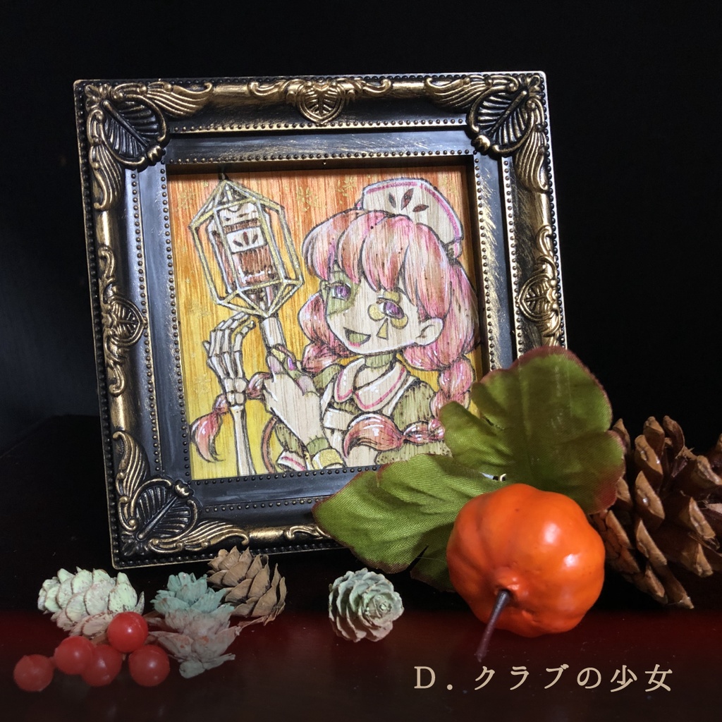 Halloween Girls 2020 ウッドバーニング原画