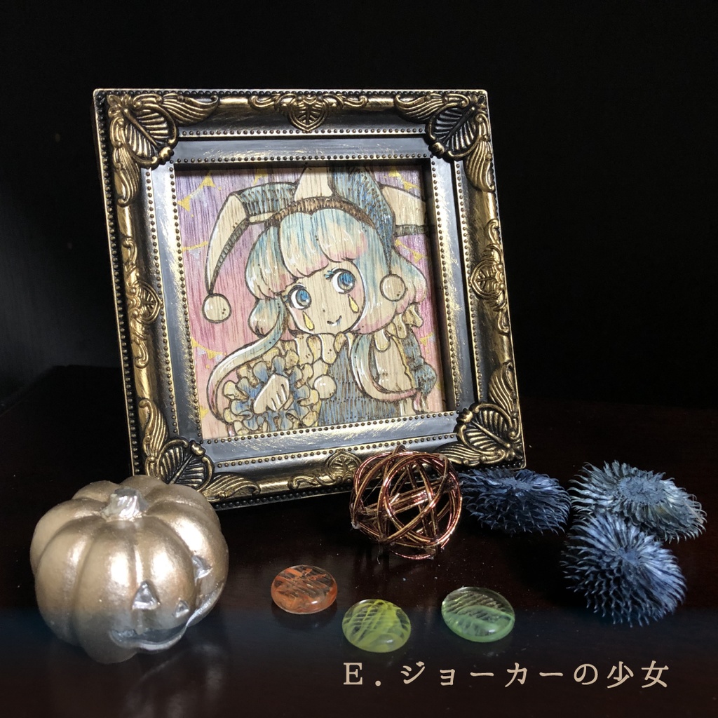 Halloween Girls 2020 ウッドバーニング原画