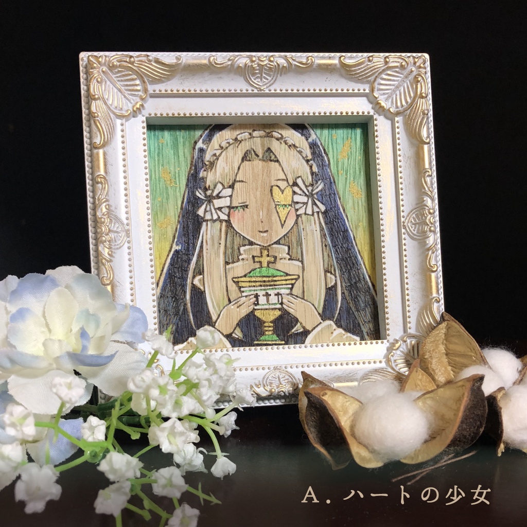 Halloween Girls 2020 ウッドバーニング原画