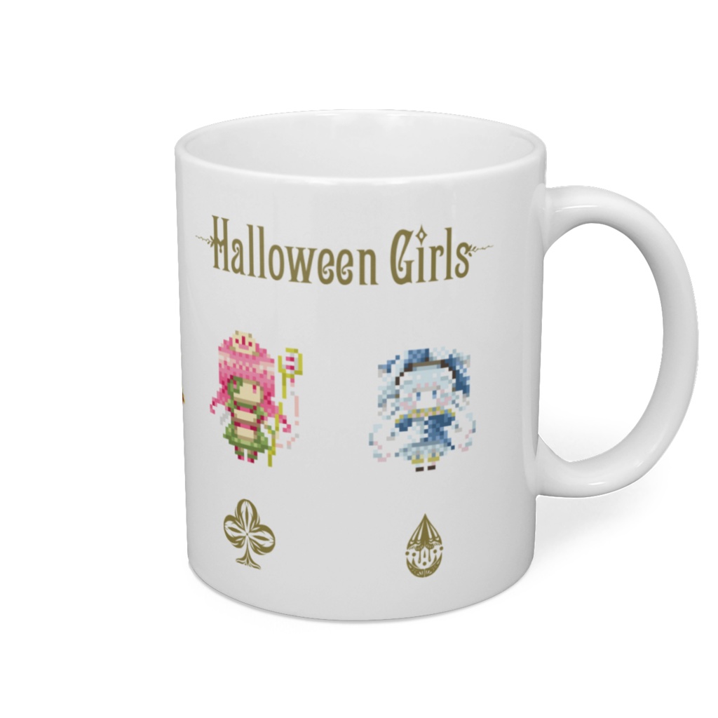 Halloween Girls マグカップ -ドットver-